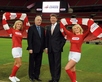 League Chairman Lord Mawhinney with Volker Beckers, Chief Executive Officer of RWE npower